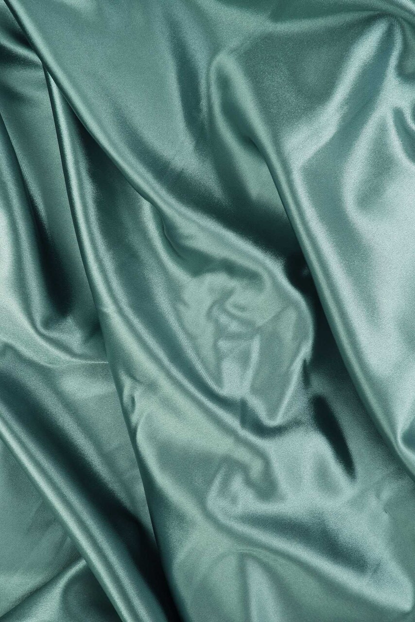 1 Yard 92% Polyester and 8% Spandex Satin Stretch Knit Fabric 58/60 Inch Wide